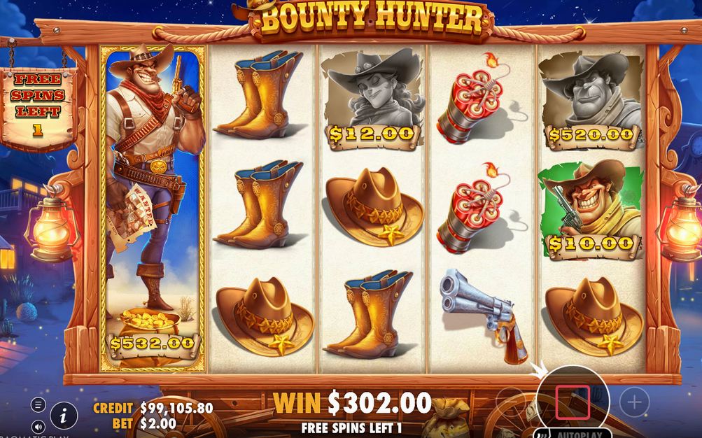 Free Spins med multiplikatorn kvar mellan snurrarna